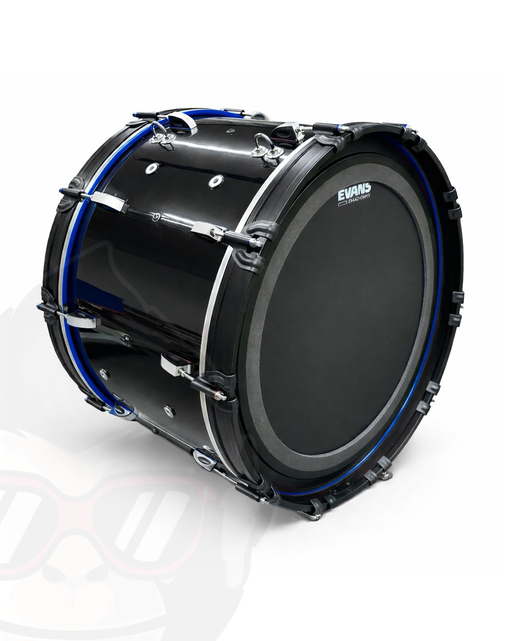 MnkDrms BlackPunch blue BassDrum 26"x14" BLCKPNCH_BD2614B