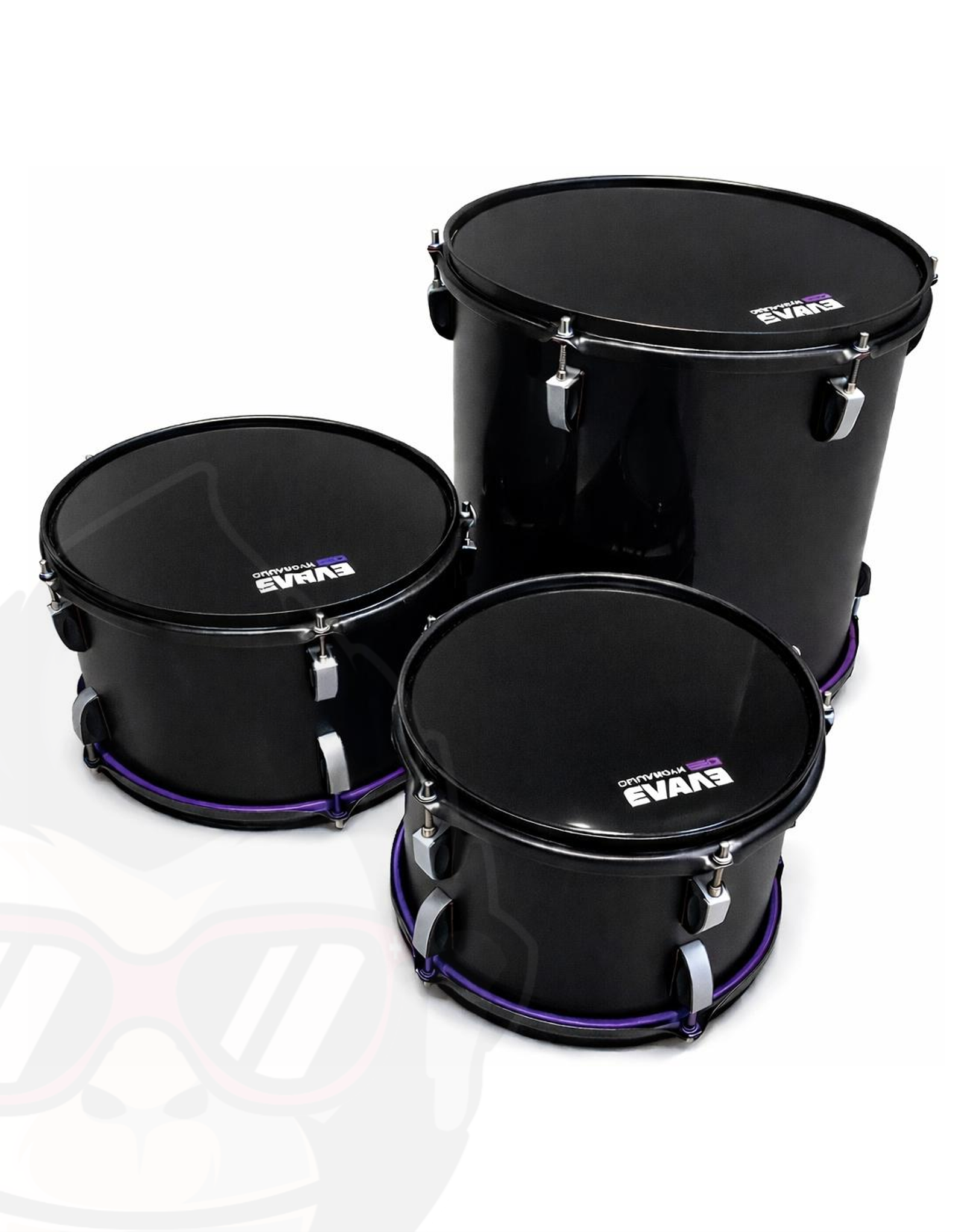 MnkDrms BlackPunch violet PowerTom Set BLCKPNCH_PTV_SET