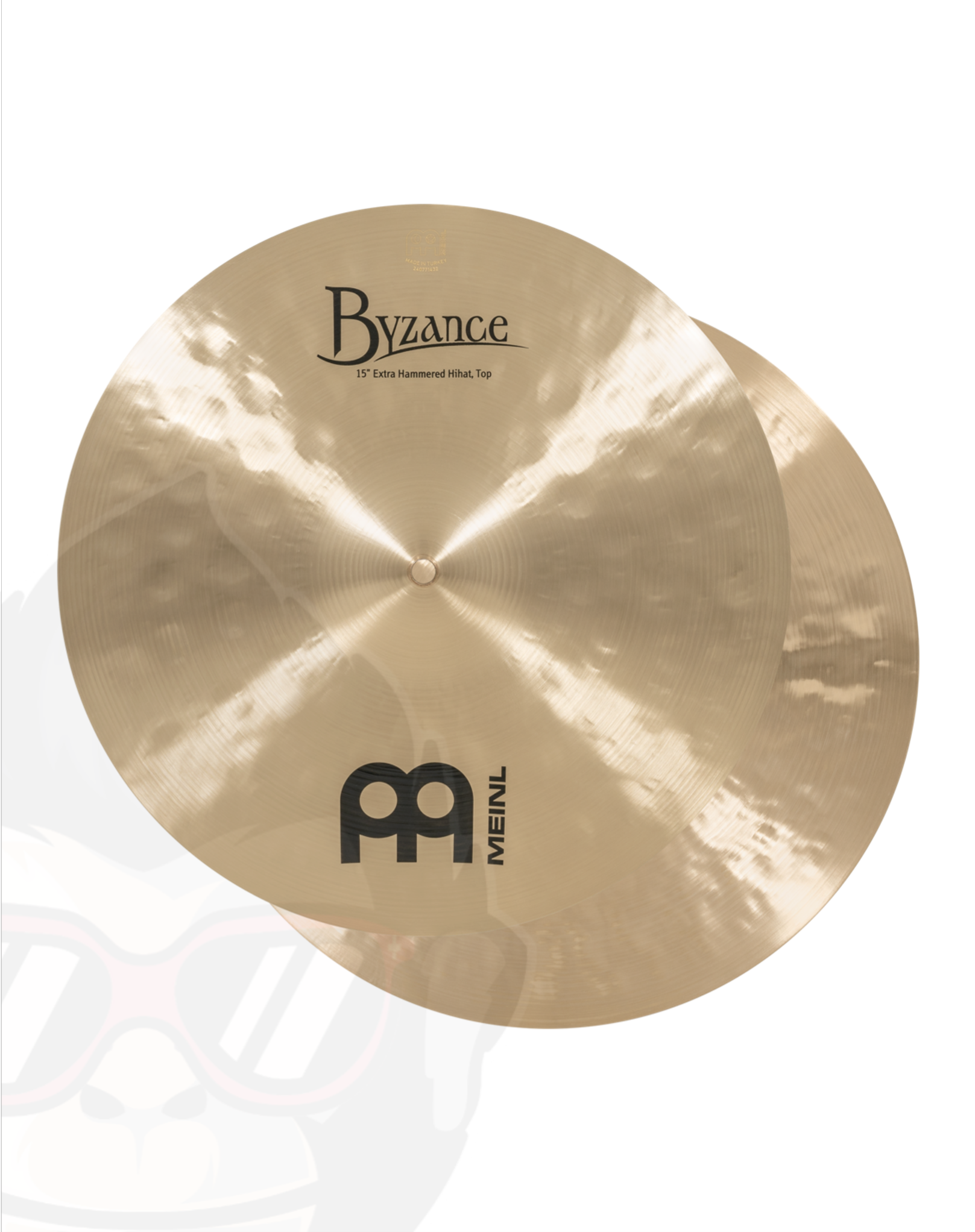 Meinl Byzance Traditional Extra Hammered HiHat 15